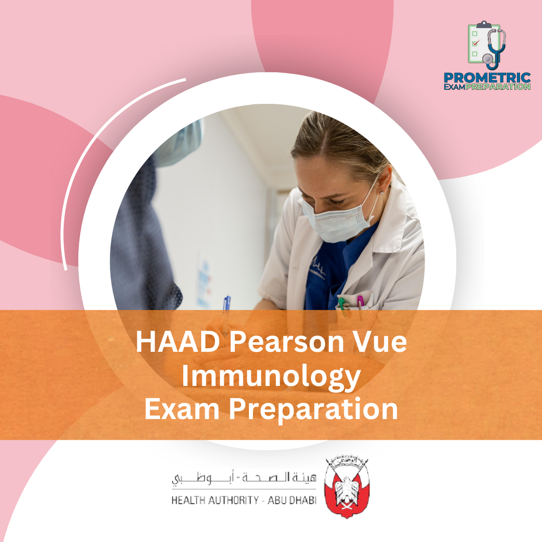 HAAD Pearson Vue Immunology Exam Preparation